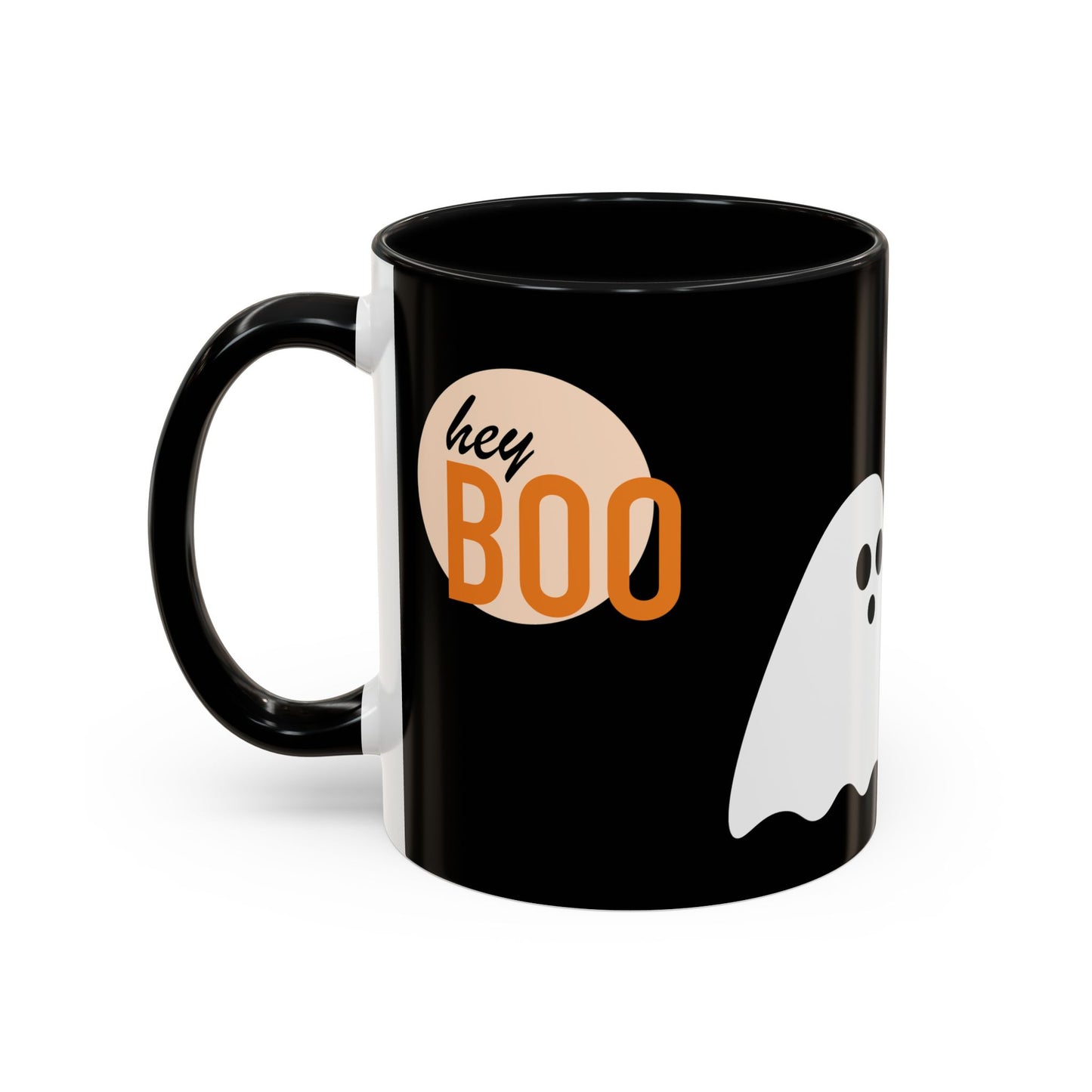 Hey Boo Accent Coffee Mug (11, 15oz)