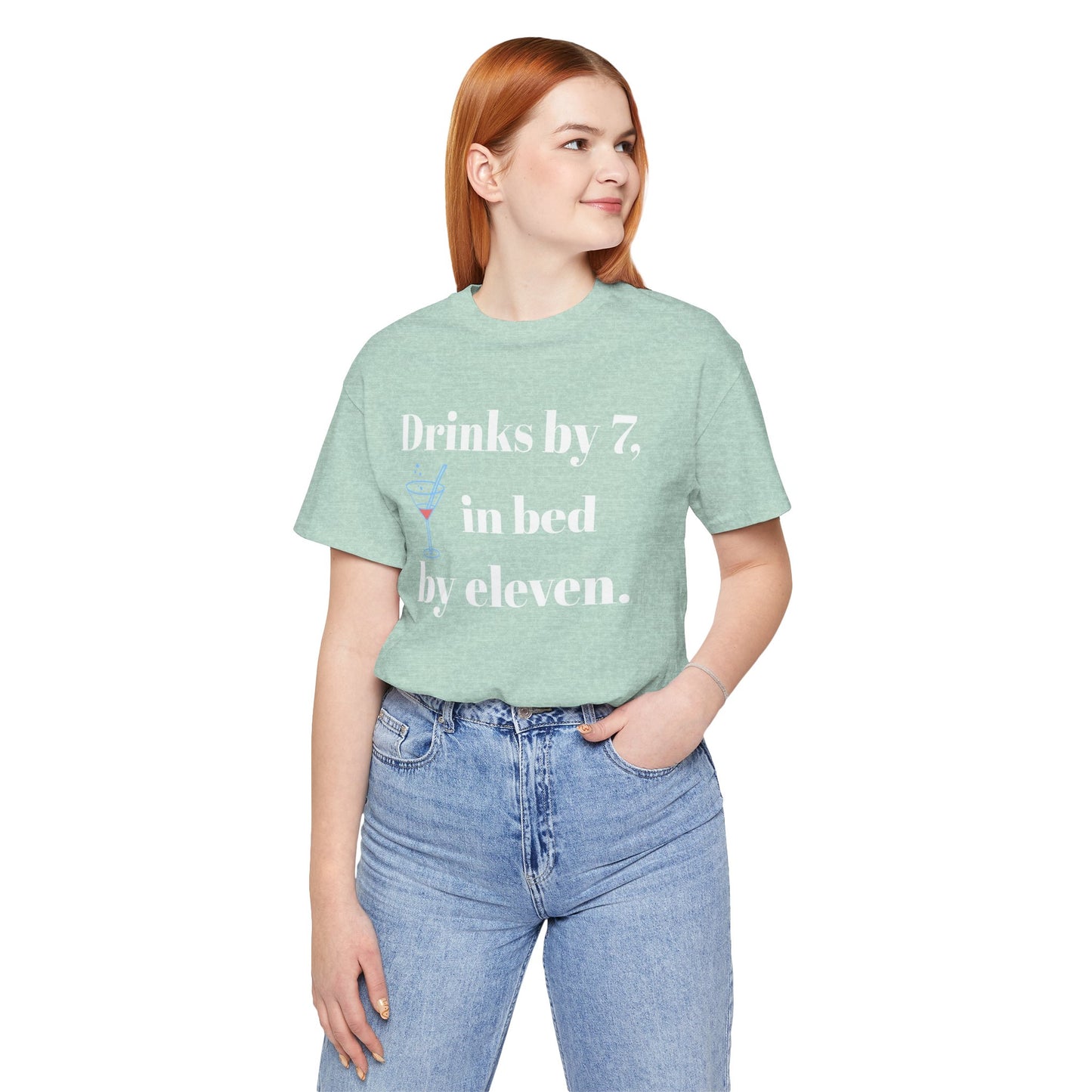 In bed by 11, Unisex Jersey Short Sleeve Tee