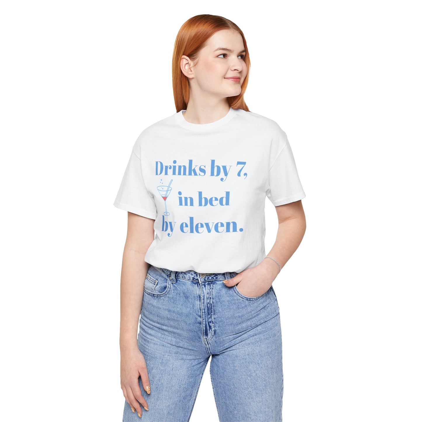 In bed by 11, Unisex Jersey Short Sleeve Tee