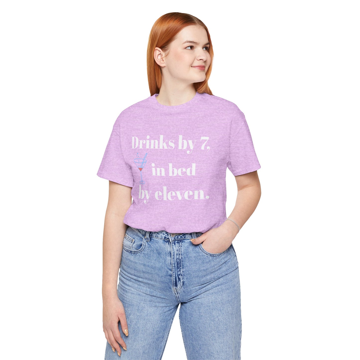 In bed by 11, Unisex Jersey Short Sleeve Tee