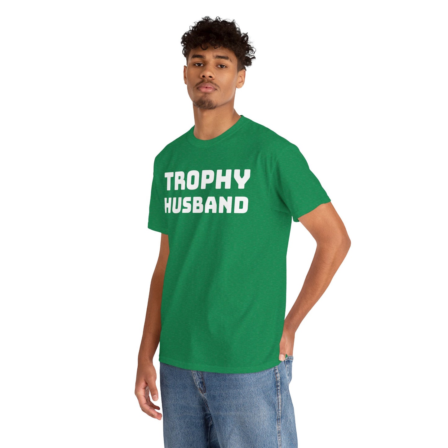 Trophy Husband Unisex Heavy Cotton Tee