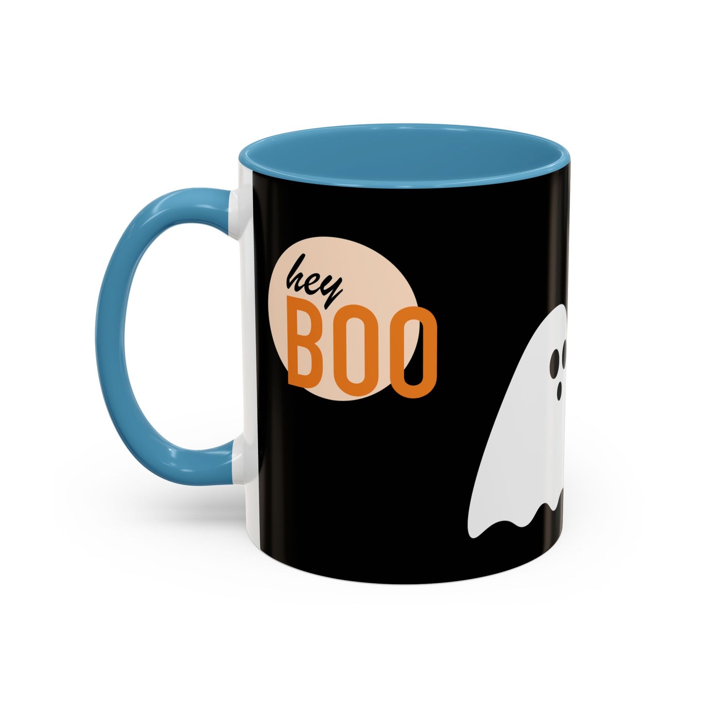 Hey Boo Accent Coffee Mug (11, 15oz)