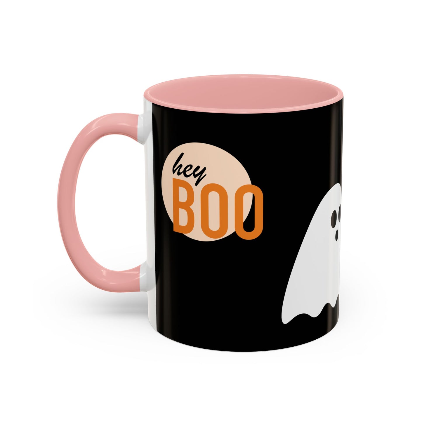 Hey Boo Accent Coffee Mug (11, 15oz)