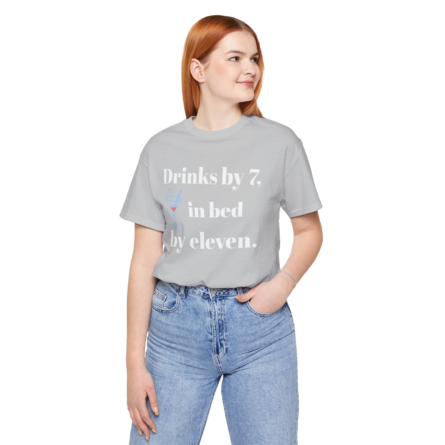 In bed by 11, Unisex Jersey Short Sleeve Tee