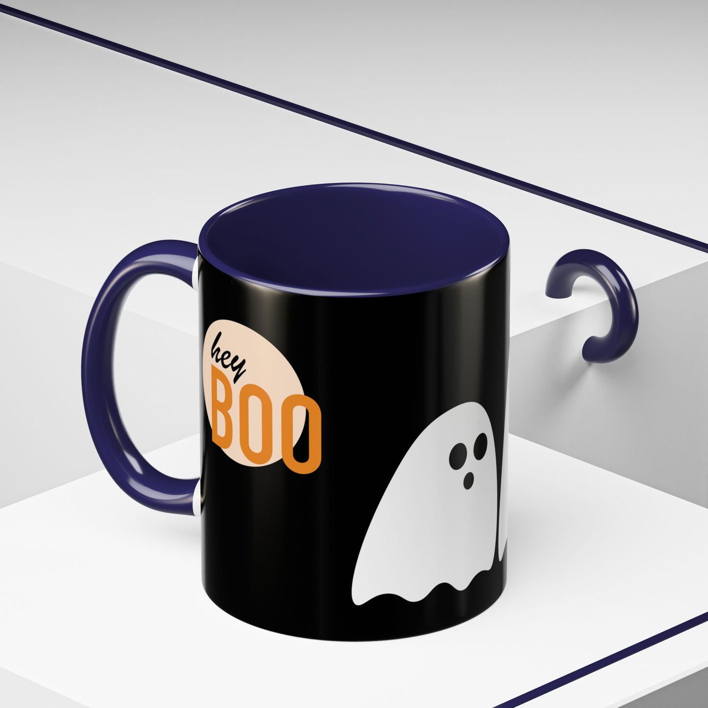 Hey Boo Accent Coffee Mug (11, 15oz)