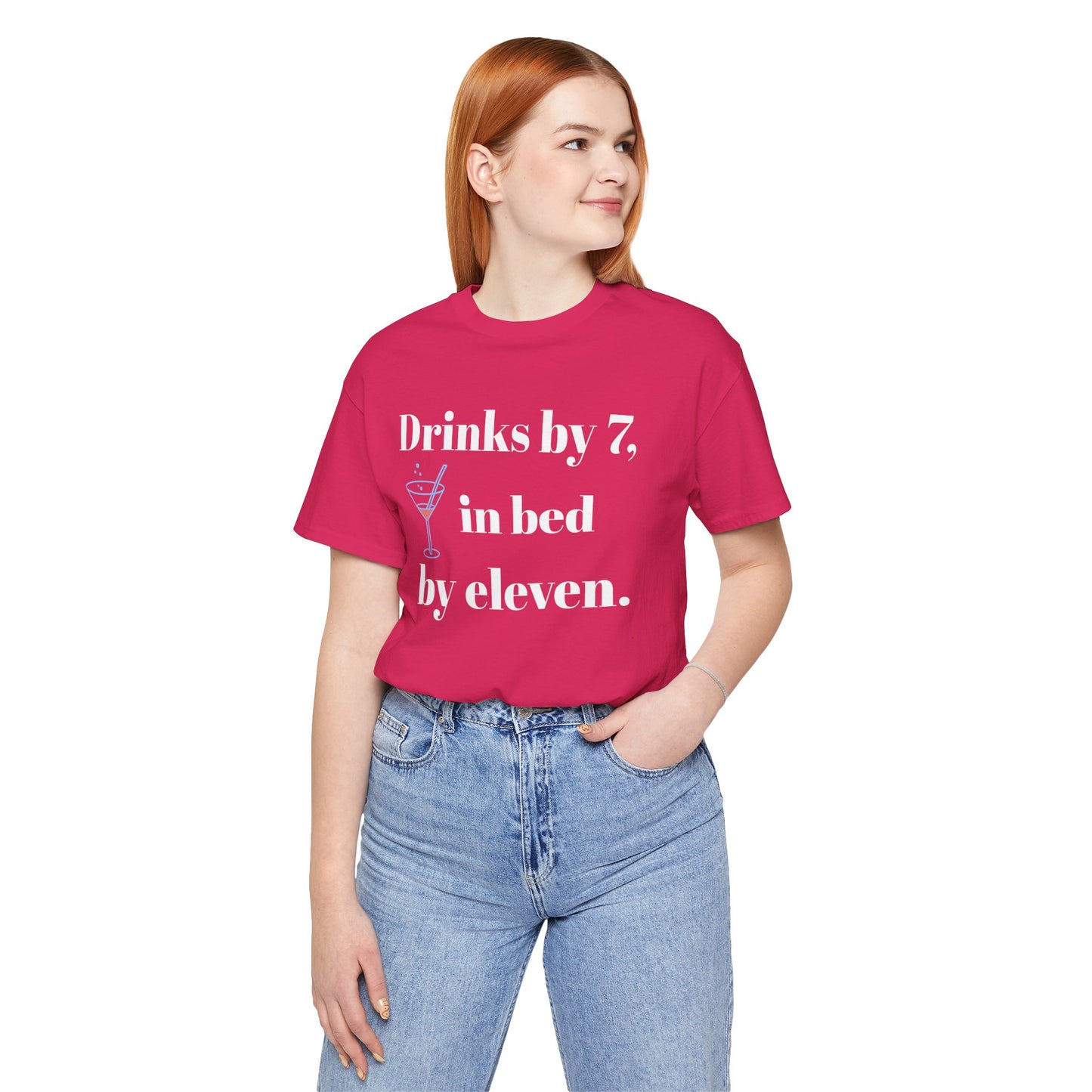 In bed by 11, Unisex Jersey Short Sleeve Tee